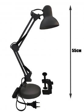 Лампа настільна для манікюру Swing Arm, чорна