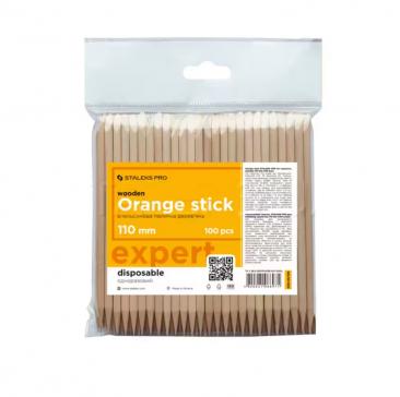 Апельсинові палички STALEKS PRO, дерев’яні 11 см (100 шт)