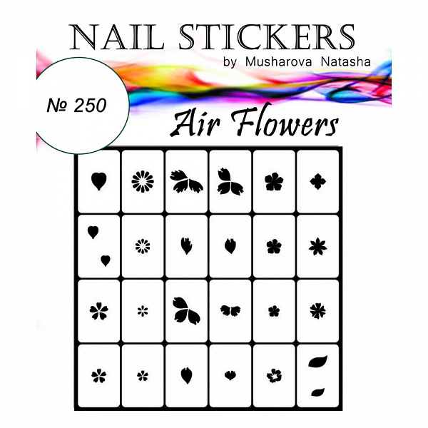Трафарети-наклейки для nail-art №250 №0