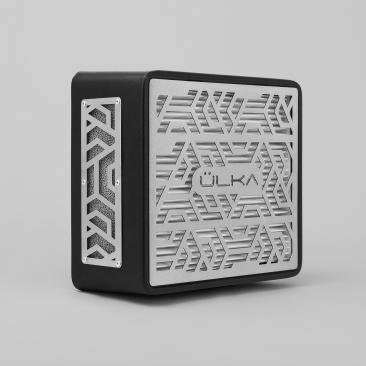 Настільна витяжка ÜLKA Premium з хеппа фільтром, чорна