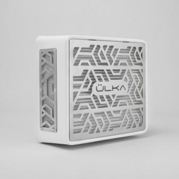 Настільна витяжка ÜLKA Premium з хеппа фільтром, біла