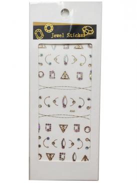 Об'ємний слайдер для дизайну нігтів Jewel Sticker (А-060)