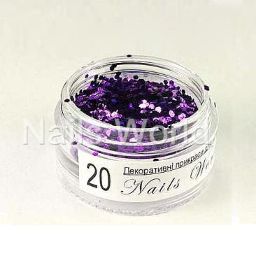 Блискітки-діамант "Nail world" №20 (1мм)