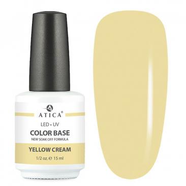 Кольорова база Atica Yellow Cream, 15 мл