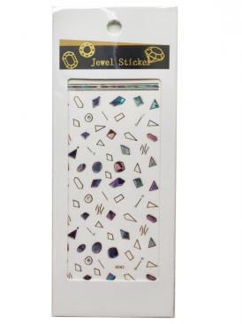 Об'ємний слайдер для дизайну нігтів Jewel Sticker (А-42)