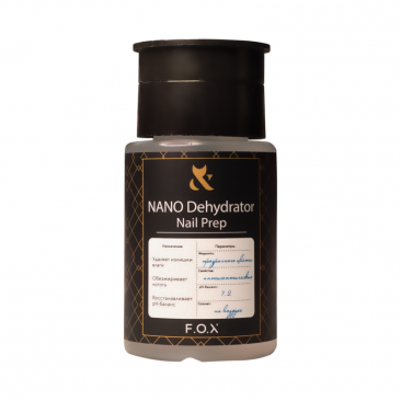 Дезінфектор та знежирювач для нігтів F.O.X Nano Dehydrator Nail Prep, 80 мл