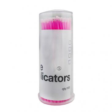 Аплікатори Мікробраш (Microbrush), рожеві, 100шт