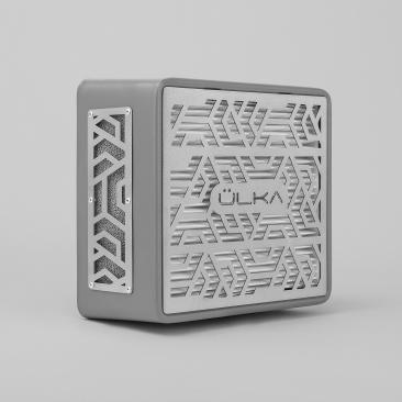 Настільна витяжка ÜLKA Premium з хеппа фільтром, сіра