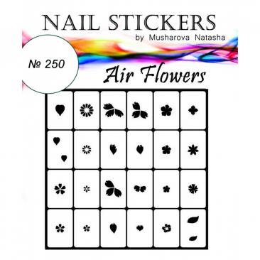 Трафарети-наклейки для nail-art №250