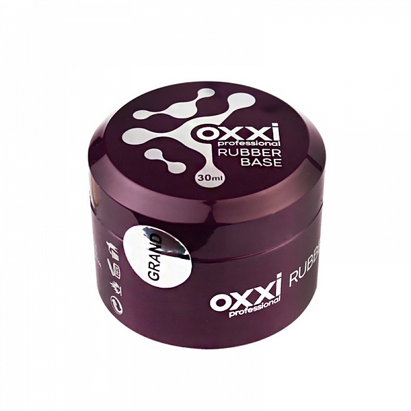 База каучукова для гель-лаку Oxxi Professional Grand Rubber Base, 30ml №0