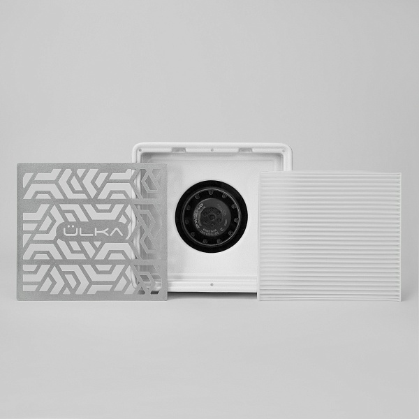 Настільна витяжка ÜLKA Premium з хеппа фільтром, біла №2