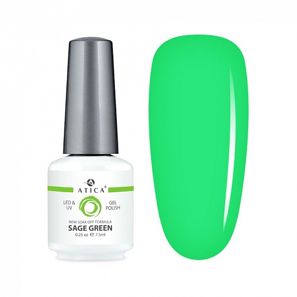 Гель-лак Atica Sage Green GPM205, (7,5 мл.) №0