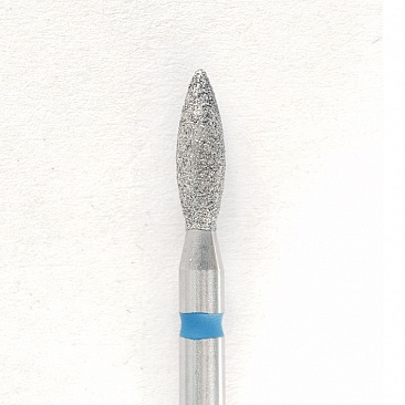 Алмазна фреза полум'я з гострим кінчиком Кміз (243.524.025), синя