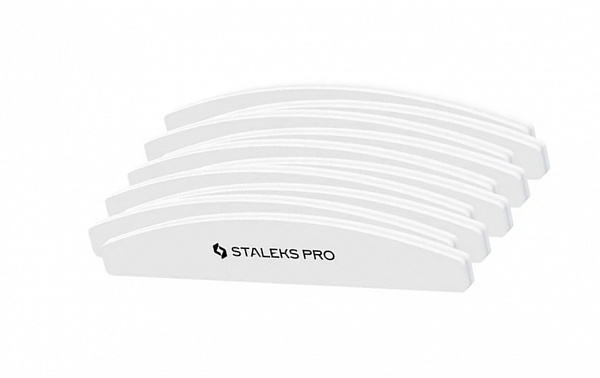 Баф-шліфувальник півмісяць Staleks Pro Expert 41 (100/180 грит) №1