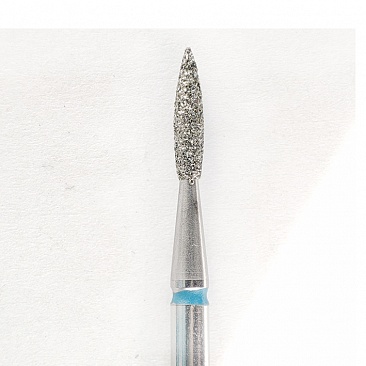 Алмазна фреза полум'я з гострим кінчиком IQ Nails (243.524.018), синя